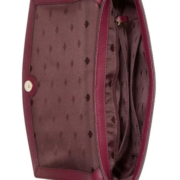 NWT Kate Spade ♠️ Greer Crossbody Berry Cobb Saffiano Leather - Picture 3 of 9